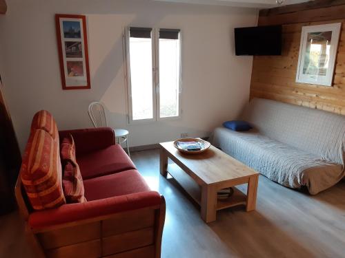 Χώρος καθιστικού στο Logement à la ferme