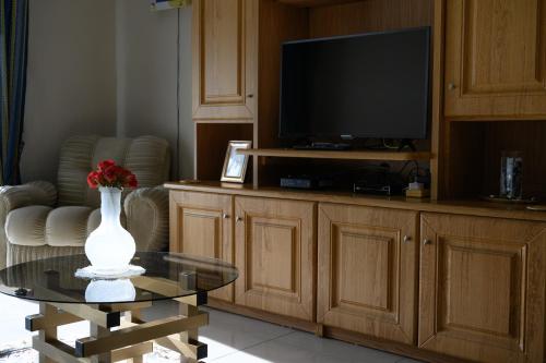 Η κουζίνα ή μικρή κουζίνα στο Daffodil Apartment