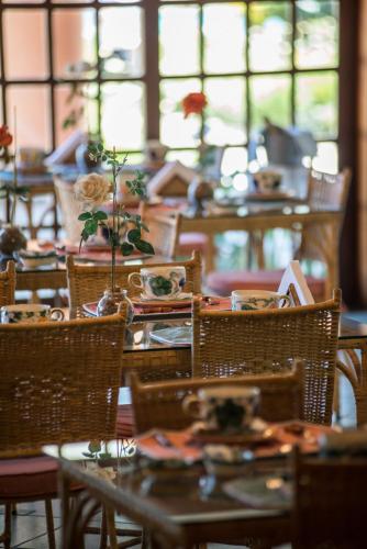 En restaurant eller et andet spisested på Quinta da Paz Resort