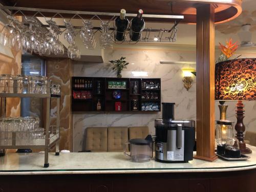 Η κουζίνα ή μικρή κουζίνα στο Hoàng Quân Hotel