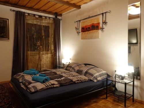 Postel nebo postele na pokoji v ubytování Ferienwohnung Xandl