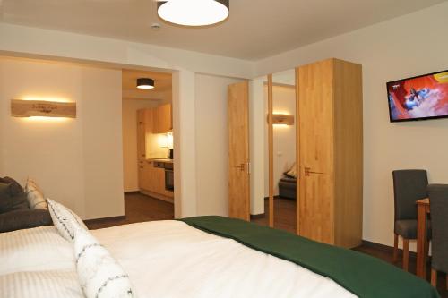 Μια τηλεόραση ή/και κέντρο ψυχαγωγίας στο Apartments Schmiedgut