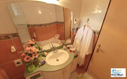 A bathroom at Hotel Valul Magic