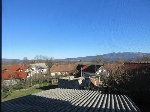 a view from the roof of a house at Apartmaji Karbic in Postojna