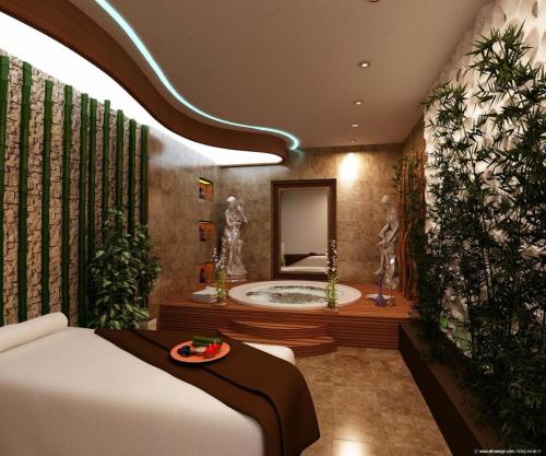 Ванная комната в Empire Residence Alanya/Mahmutlar 50m от моря