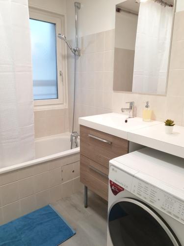 Koupelna v ubytování EM LIFE Strasbourg