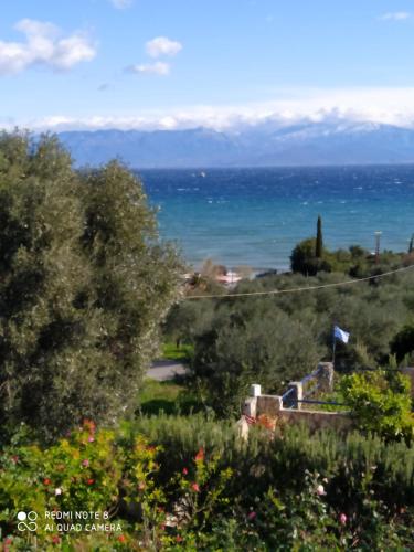 Fotografia z galérie ubytovania Villa Panorama Michalis Haikos two minutes walk to the beach Peroulia v destinácii Kómboi