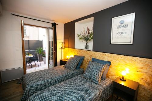 2 pièces avec patio dans le centre de Toulon