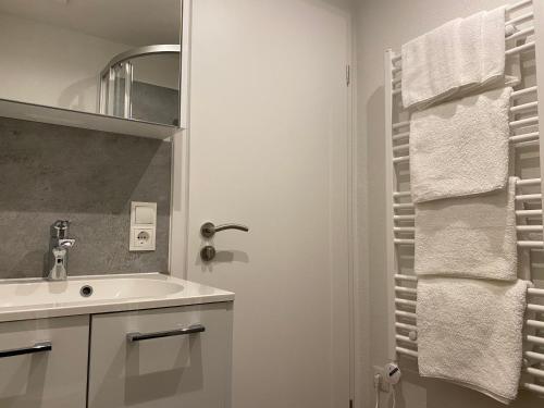 Bilik mandi di Kaiserblick Apartments