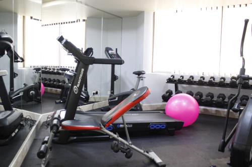 
Gimnasio o instalaciones de fitness de Al Diar Dana Hotel
