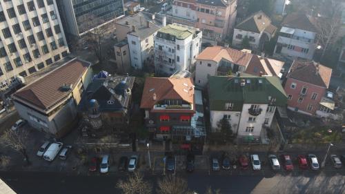 Γενική άποψη της πόλης Βελιγράδι ή θέα της πόλης από  αυτό το ξενοδοχείο