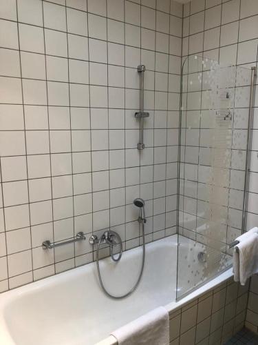 Bilik mandi di Apartmenthaus Zeuthen