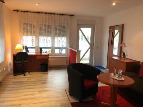 Ruang duduk di Apartmenthaus Zeuthen