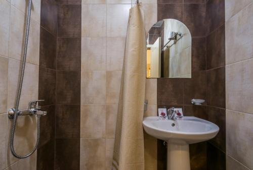 Ένα μπάνιο στο Hotel Anhea