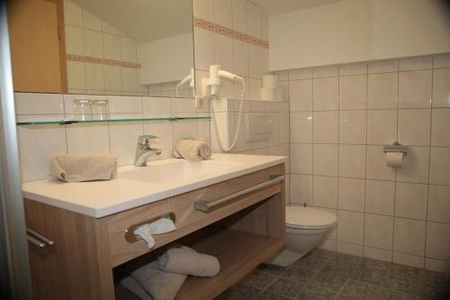 フィスにあるRitterhofのバスルーム(洗面台、トイレ付)