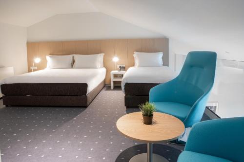 Cama ou camas em um quarto em Stay Hotel Lisboa Centro Chiado