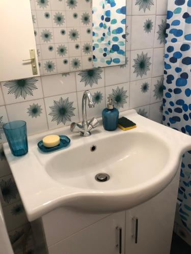 Ванна кімната в Les Palmiers de Gruissan, T2, Vue Port !