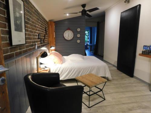Llit o llits en una habitació de Studio Quisqualis