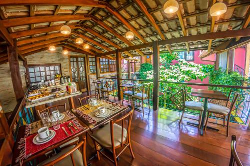 Restoran atau tempat lain untuk makan di Pousada Ipê