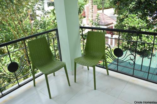Balkoni atau teres di Oriole Homestay