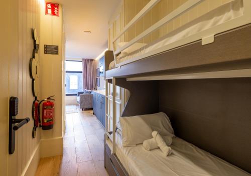 Katil atau katil-katil dalam bilik di BILBAO METROPOLITAN by STAYNN APARTMENTS