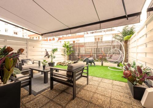 Ruang duduk di BILBAO METROPOLITAN by STAYNN APARTMENTS