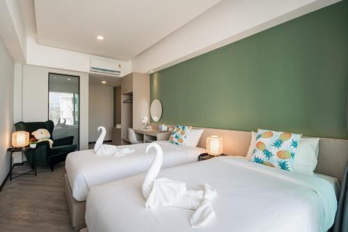 Katil atau katil-katil dalam bilik di Yanud Residence