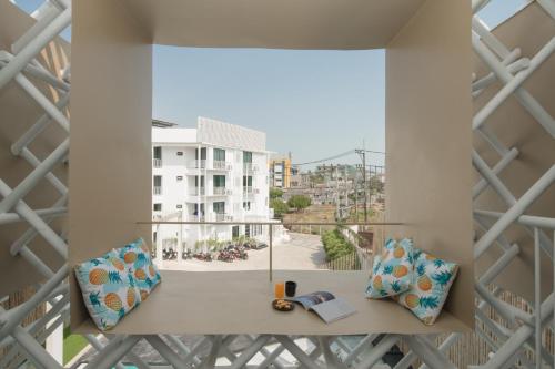 Balkón nebo terasa v ubytování Yanud Residence