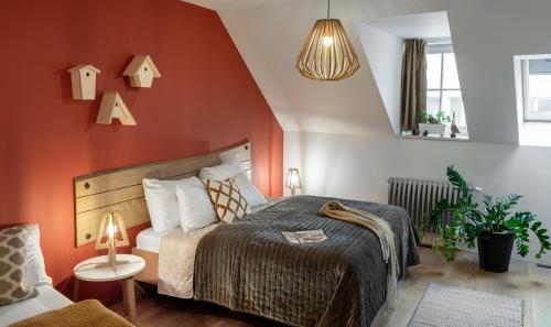 Postel nebo postele na pokoji v ubytování 4 Trees Apartments by Adrez