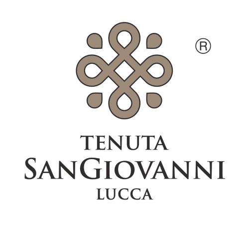 a logo for the sanskrit company savitri savitriayanugandanova at Tenuta San Giovanni Lucca - Borgo Ai Rovai in Lucca