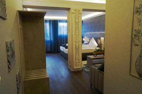Hotel Diamondにあるベッド
