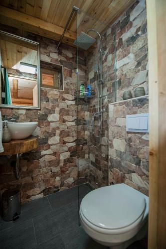 Ένα μπάνιο στο Studio - apartmani Brvnare
