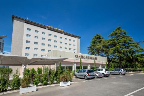 O edifício onde o hotel está situado