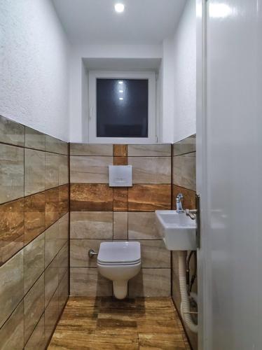 Koupelna v ubytování Apartman Archy