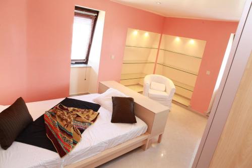 Ліжко або ліжка в номері Residence la Fraisiere