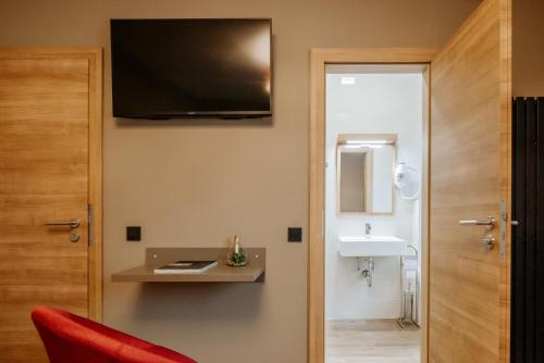 Koupelna v ubytování Rooms VERDE