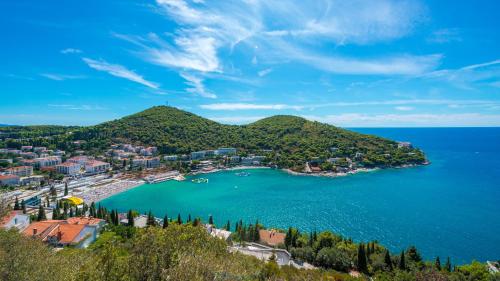 Una vista aérea de Hotel Adriatic