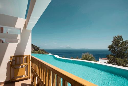 The swimming pool at or close to Mitsis Family Village