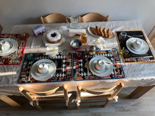 Mad på bed and breakfast-stedet eller i nærheden