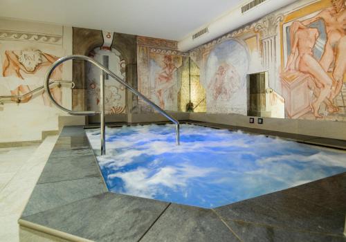Koupelna v ubytování Hotel Kreuzberg Monte Croce