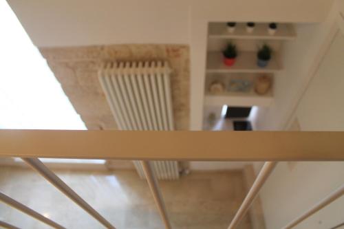 a view from the top of a room with a radiator at B&B piazza Garibaldi in Santeramo in Colle