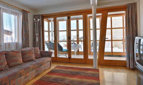 Un lugar para sentarse en Ferienwohnung Steinröschen
