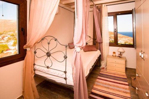 Posteľ alebo postele v izbe v ubytovaní NIKIS SEASIDE HOUSE