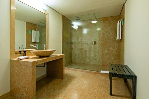 Ванная комната в Hotel Grand Brizo Buenos Aires