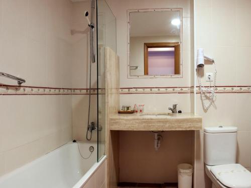 Ванная комната в Hotel Casa Duaner