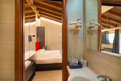 Koupelna v ubytování Hotel Fontana Verona