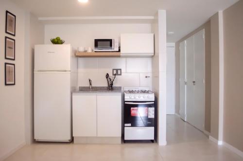A cozinha ou cozinha compacta de Lozano Studio