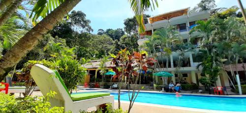 Kolam renang di atau dekat dengan Hotel Campestre La Gaitana