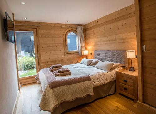 Postelja oz. postelje v sobi nastanitve Chalet 1155 - Montroc - Chamonix