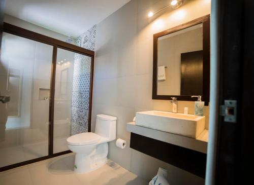 Koupelna v ubytování Asilé Hotel Boutique